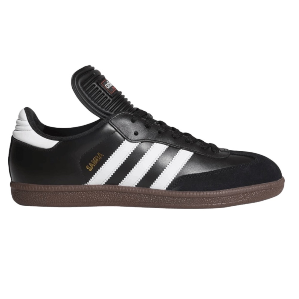 Black adidas samba shoes